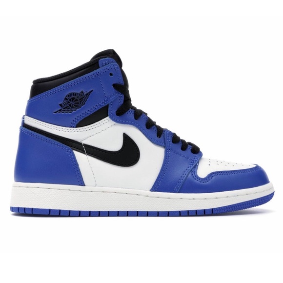 Jordan Shoes - Air Jordan 1 Retro High Black Game Royal White